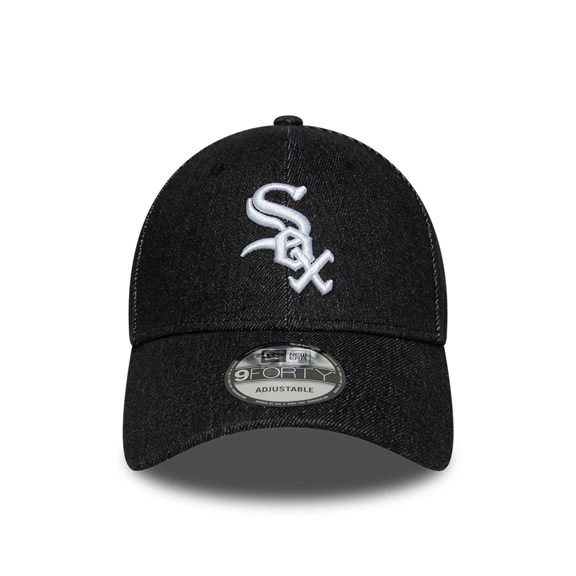 This is a Chicago White Sox MLB Denim Black 9FORTY Adjustable Cap 2