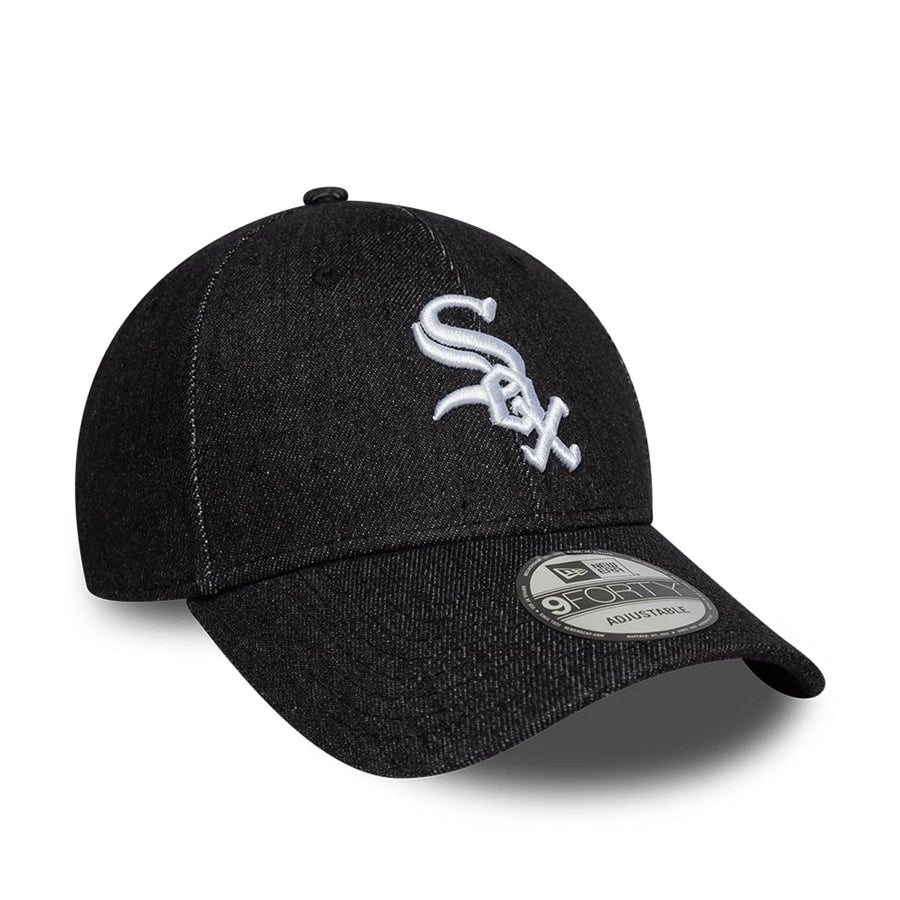 This is a Chicago White Sox MLB Denim Black 9FORTY Adjustable Cap 3