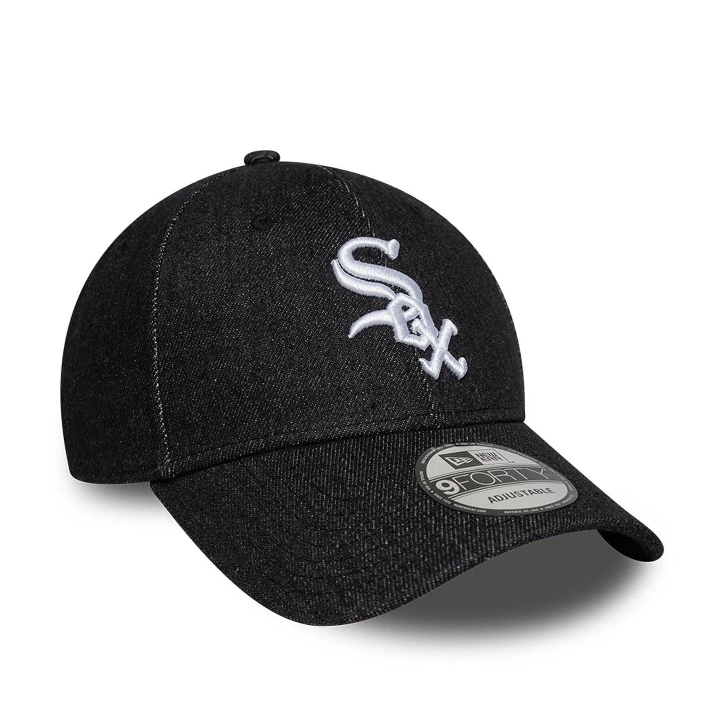 This is a Chicago White Sox MLB Denim Black 9FORTY Adjustable Cap 3