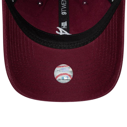 This is a Atlanta Braves MLB Washed Mini Logo Dark Red 9TWENTY Adjustable Cap 7