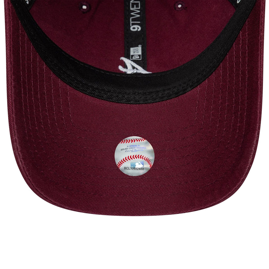 This is a Atlanta Braves MLB Washed Mini Logo Dark Red 9TWENTY Adjustable Cap 7