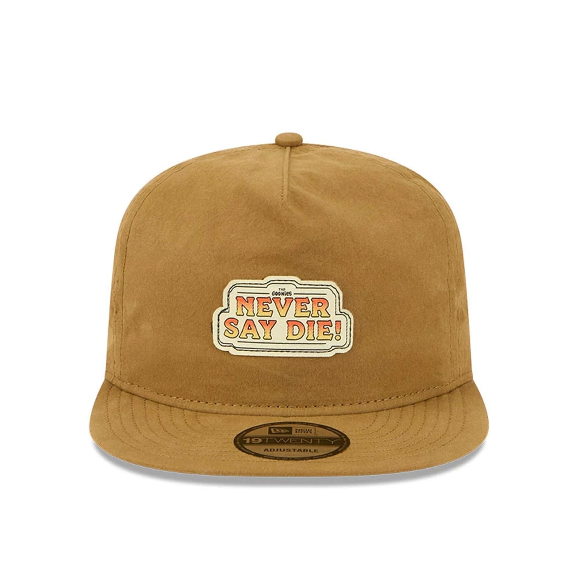 This is a The Goonies Never Say Die Warner Brothers Open Brown 19TWENTY Adjustable Cap 2