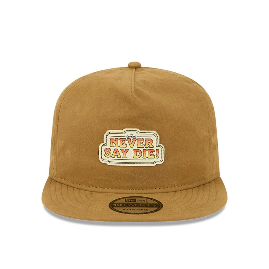 This is a The Goonies Never Say Die Warner Brothers Open Brown 19TWENTY Adjustable Cap 2