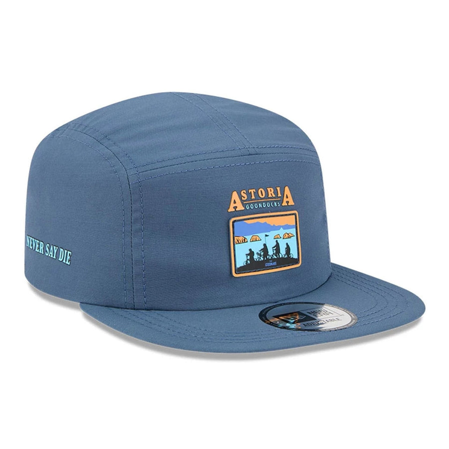 This is a The Goonies Astoria Warner Brothers Open Blue Camper Cap 1