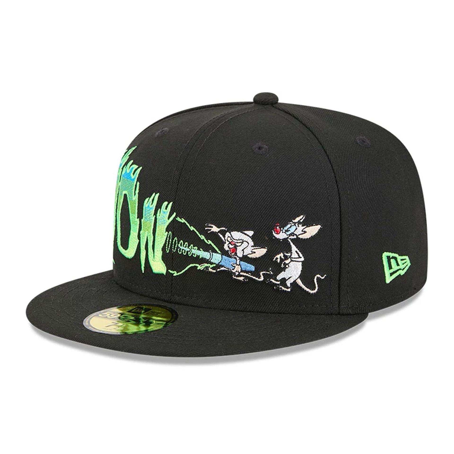 This is a Pinky And The Brain Black 59FIFTY Fitted Cap 3
