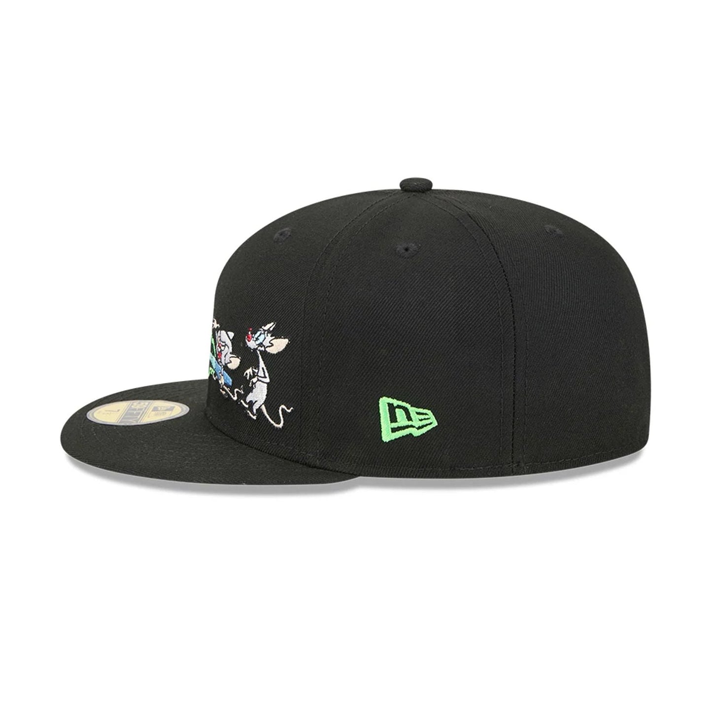 This is a Pinky And The Brain Black 59FIFTY Fitted Cap 6