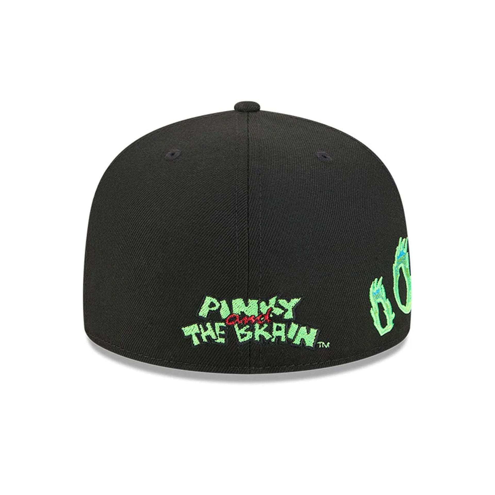This is a Pinky And The Brain Black 59FIFTY Fitted Cap 4