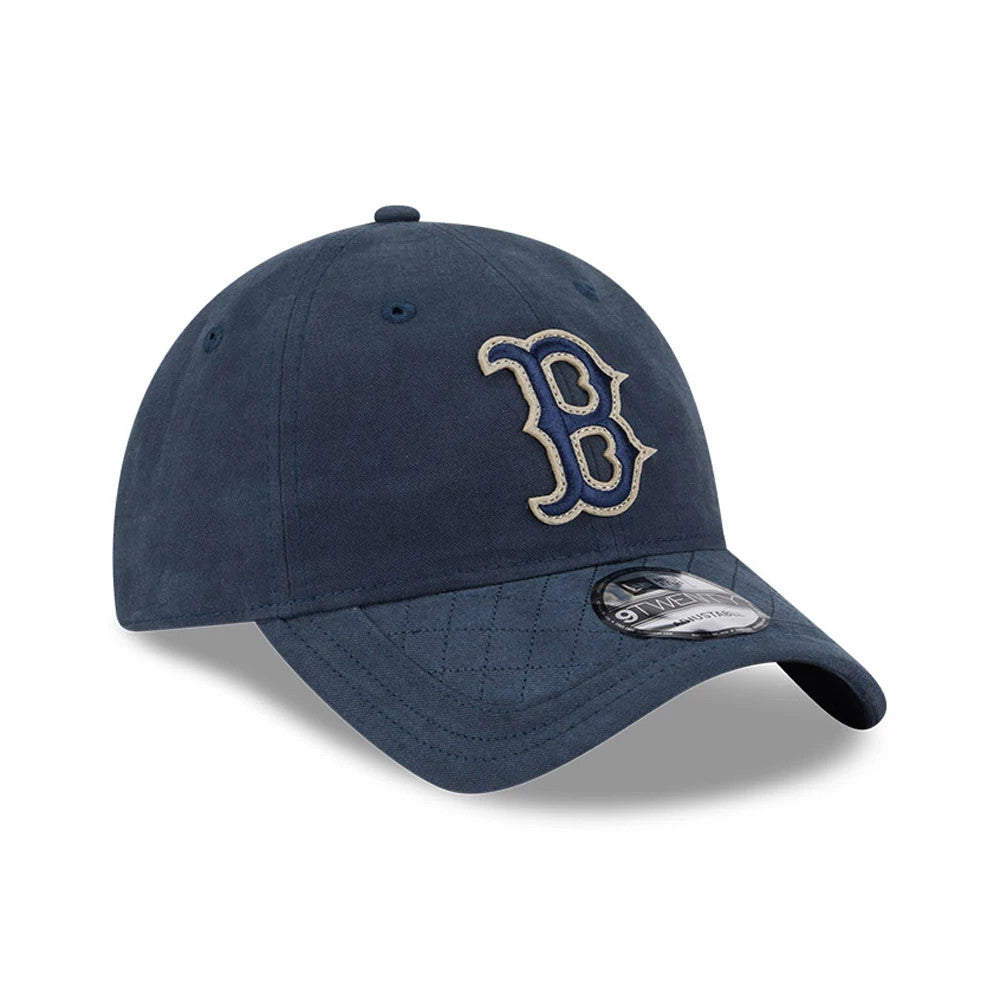 This is a Boston Red Sox MLB Quilted Navy 9TWENTY Adjustable Cap 3