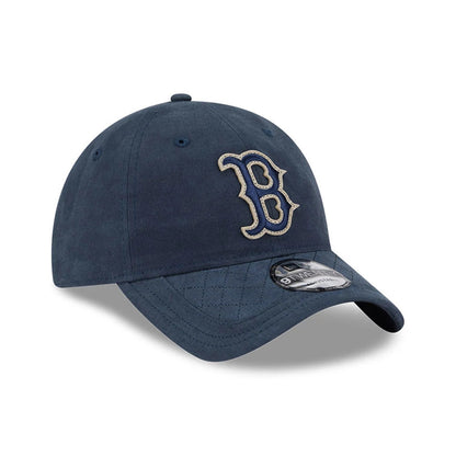 This is a Boston Red Sox MLB Quilted Navy 9TWENTY Adjustable Cap 3