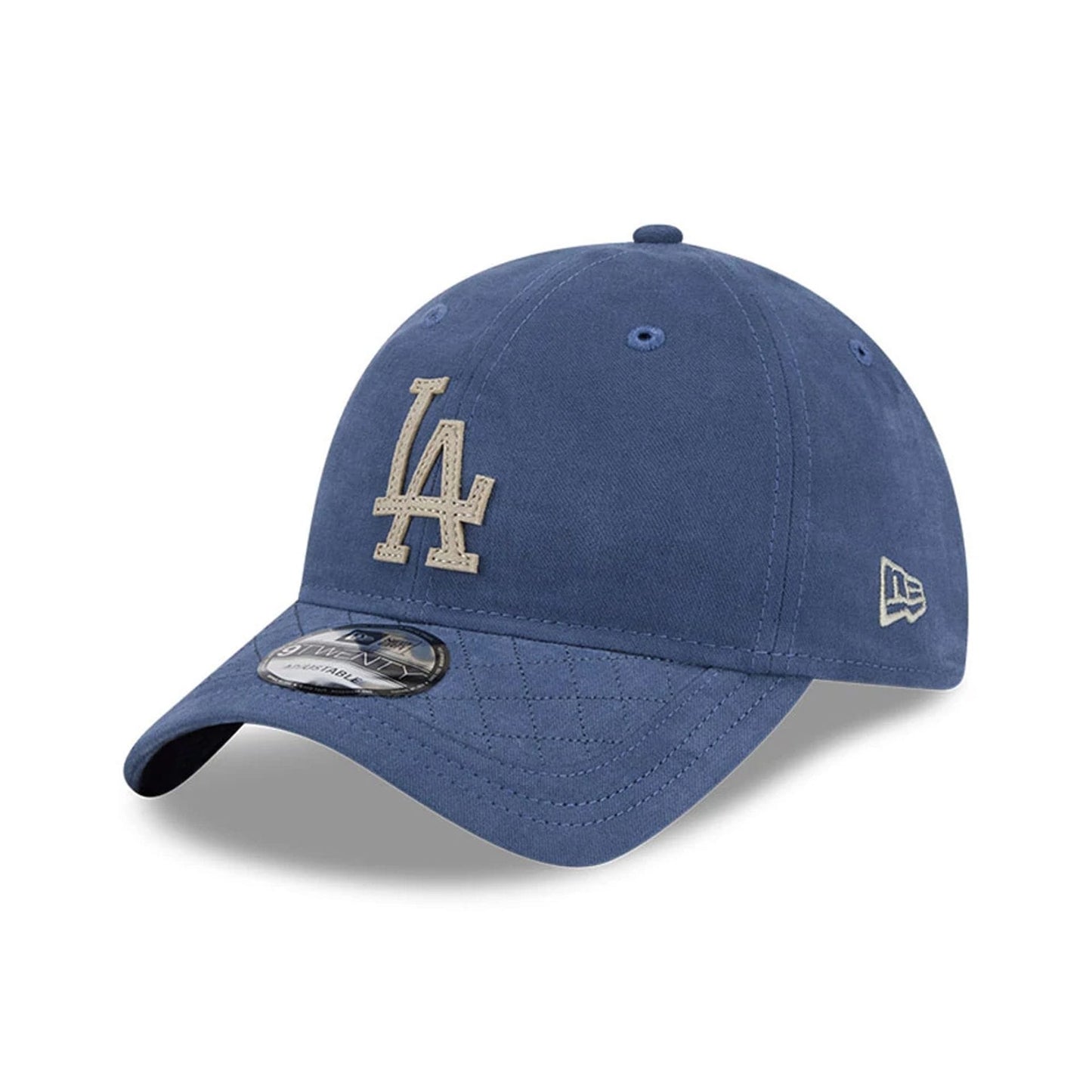 This is a LA Dodgers MLB Quilted Dark Blue 9TWENTY Adjustable Cap 1