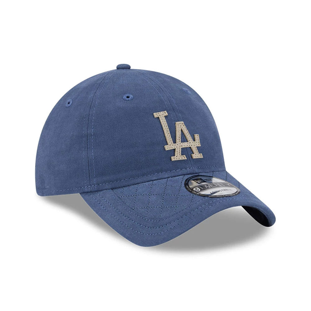 This is a LA Dodgers MLB Quilted Dark Blue 9TWENTY Adjustable Cap 3
