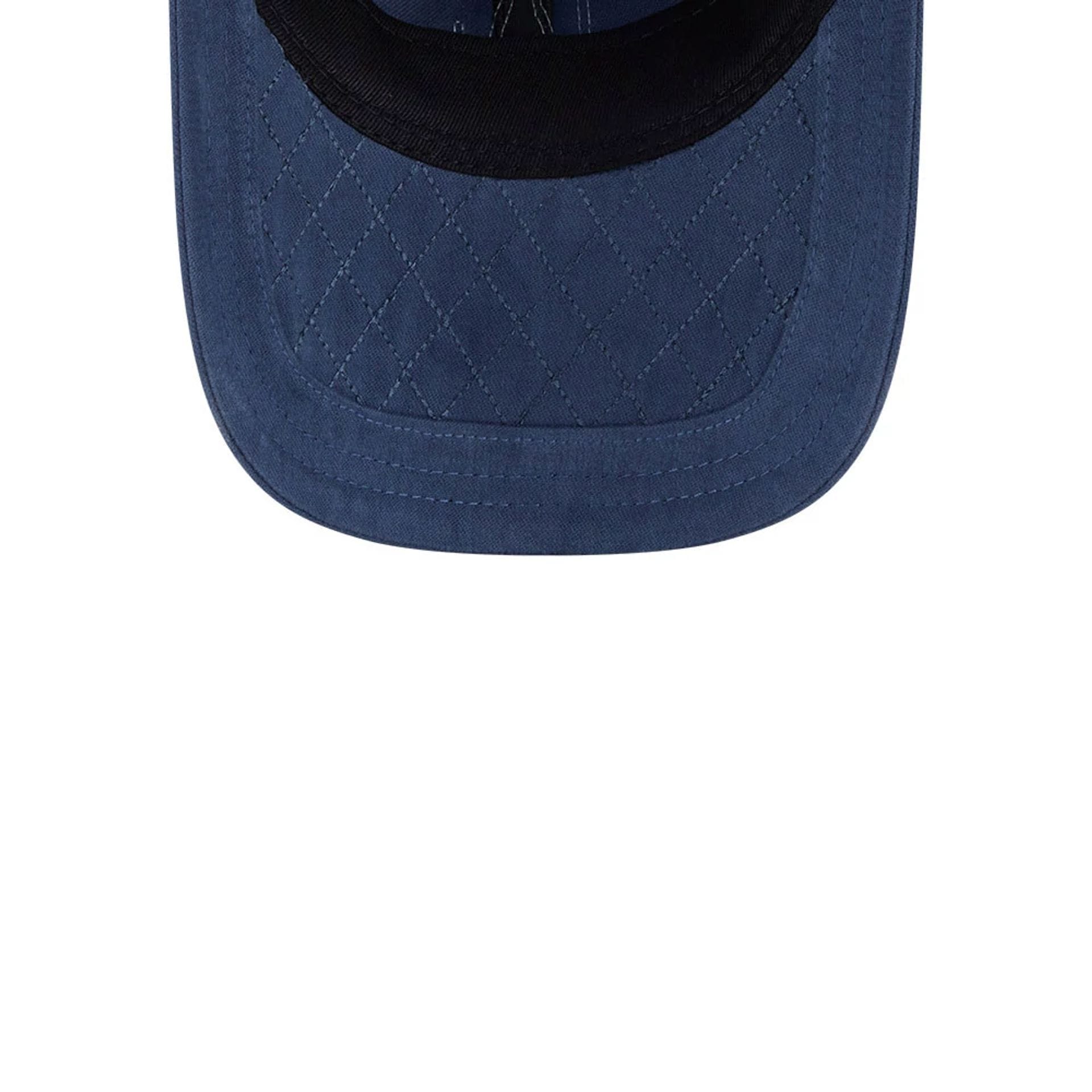 This is a LA Dodgers MLB Quilted Dark Blue 9TWENTY Adjustable Cap 7