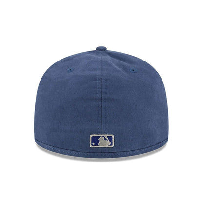 This is a LA Dodgers MLB Quilted Dark Blue 59FIFTY A-Frame Fitted Cap 5