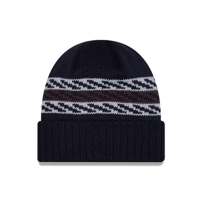 This is a New York Yankees MLB Quilted Navy Cuff knit Beanie Hat 3