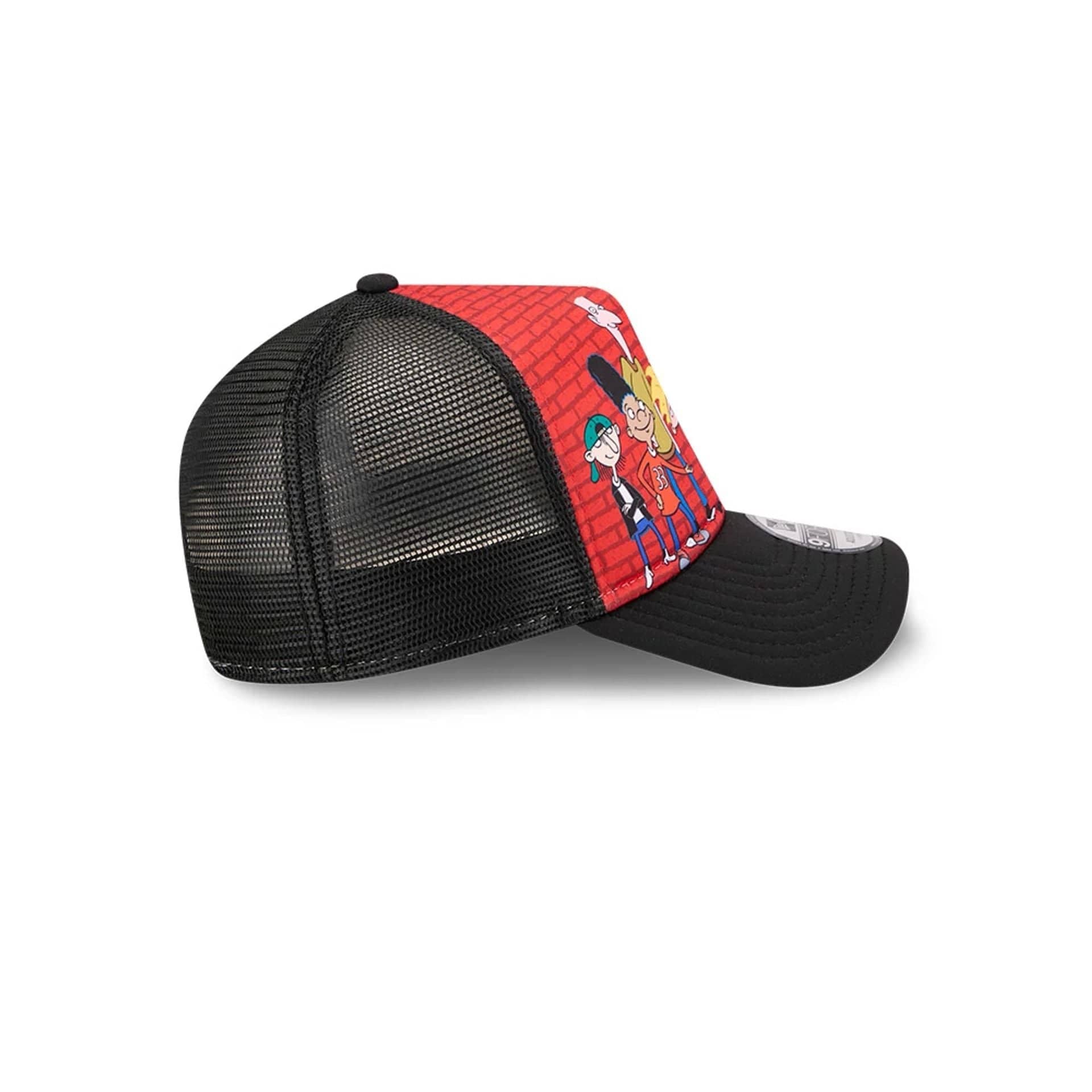 Pictured is this Graphic Hey Arnold 9FORTY A-Frame Trucker cap in black. 6