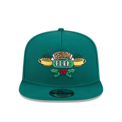 Pictured is this Friends Central Perk 9FIFTY A-Frame Snapback cap in green. 2