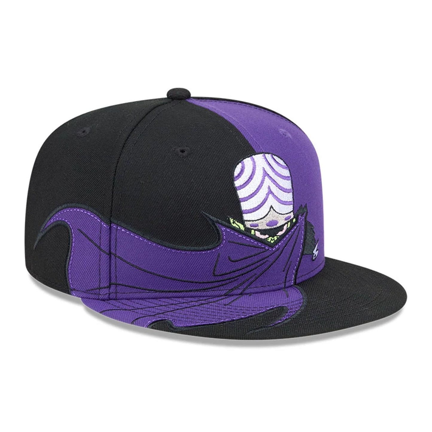 Pictured is this Mojo Jojo Power Puff Girls 59FIFTY Fitted cap in black. 4