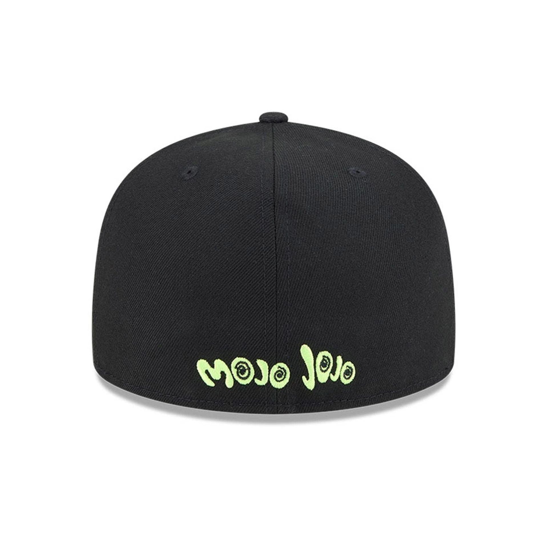 Pictured is this Mojo Jojo Power Puff Girls 59FIFTY Fitted cap in black. 5