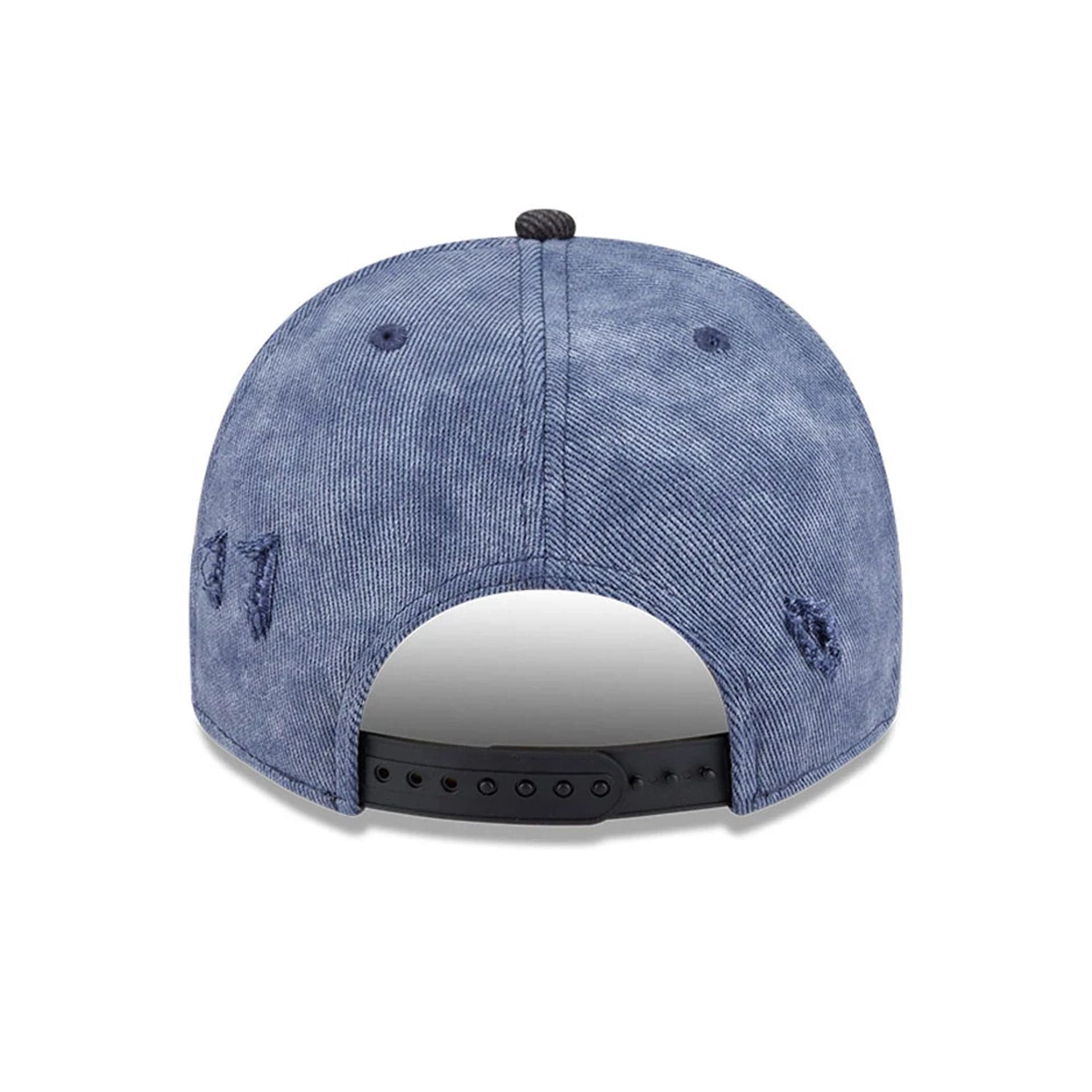 Pictured is this Rowdyruff Boys Boomer Power Puff Girls 9FIFTY A-Frame Snapback cap in open blue. 7