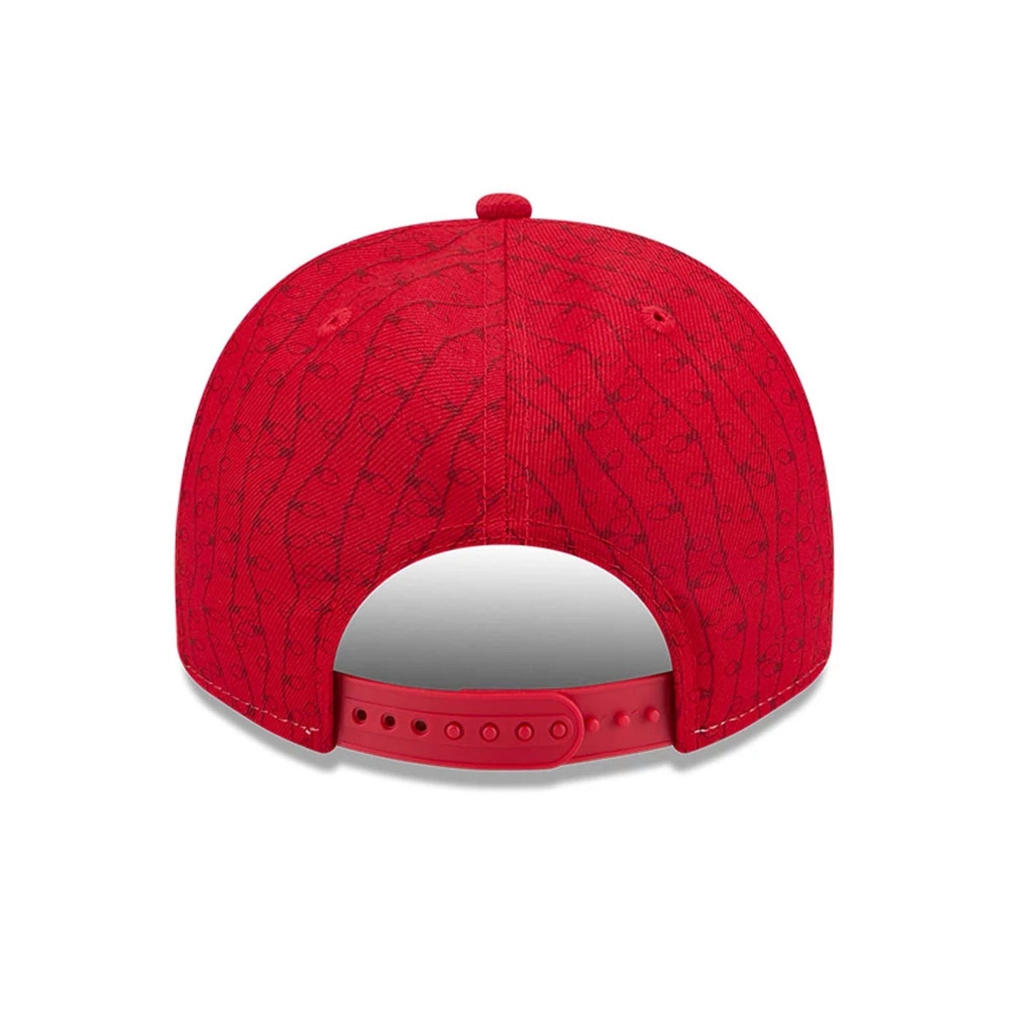 Pictured is this Little Knot National Lampoons Christmas Vacation 9FIFTY A-Frame Snapback cap in red. 7