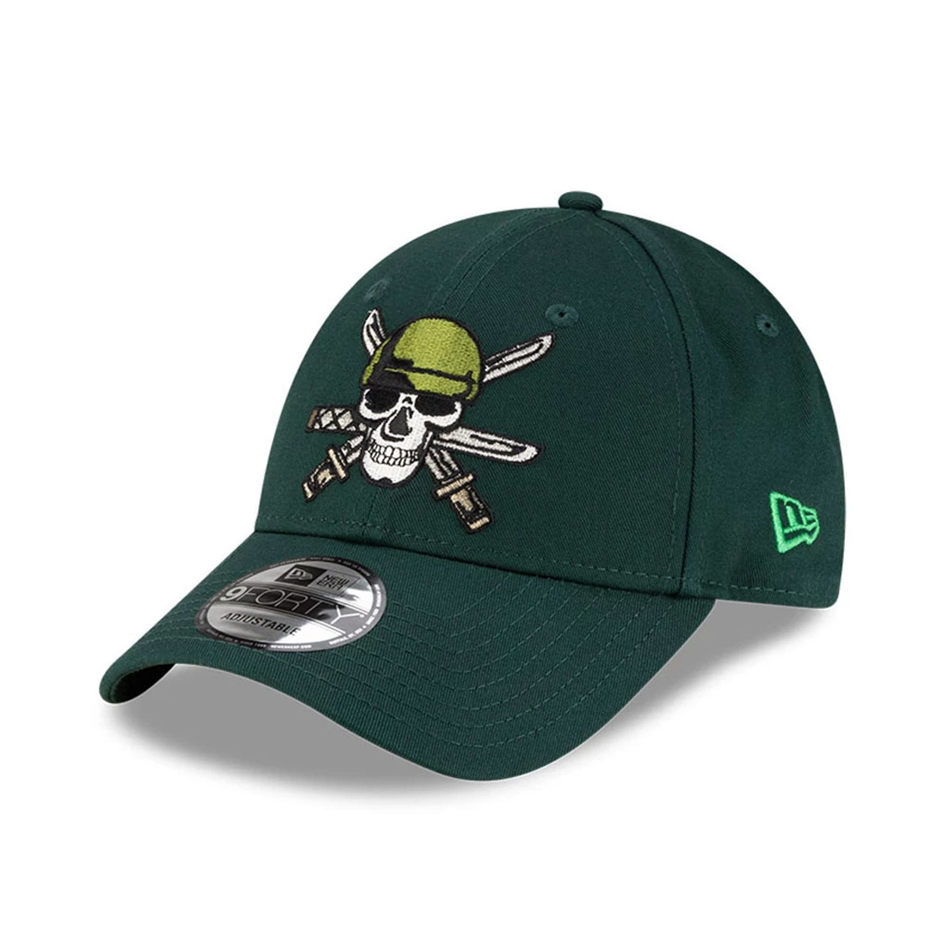 One Piece Roronoa Zoro Dark Green 9FORTY Adjustable Cap 3