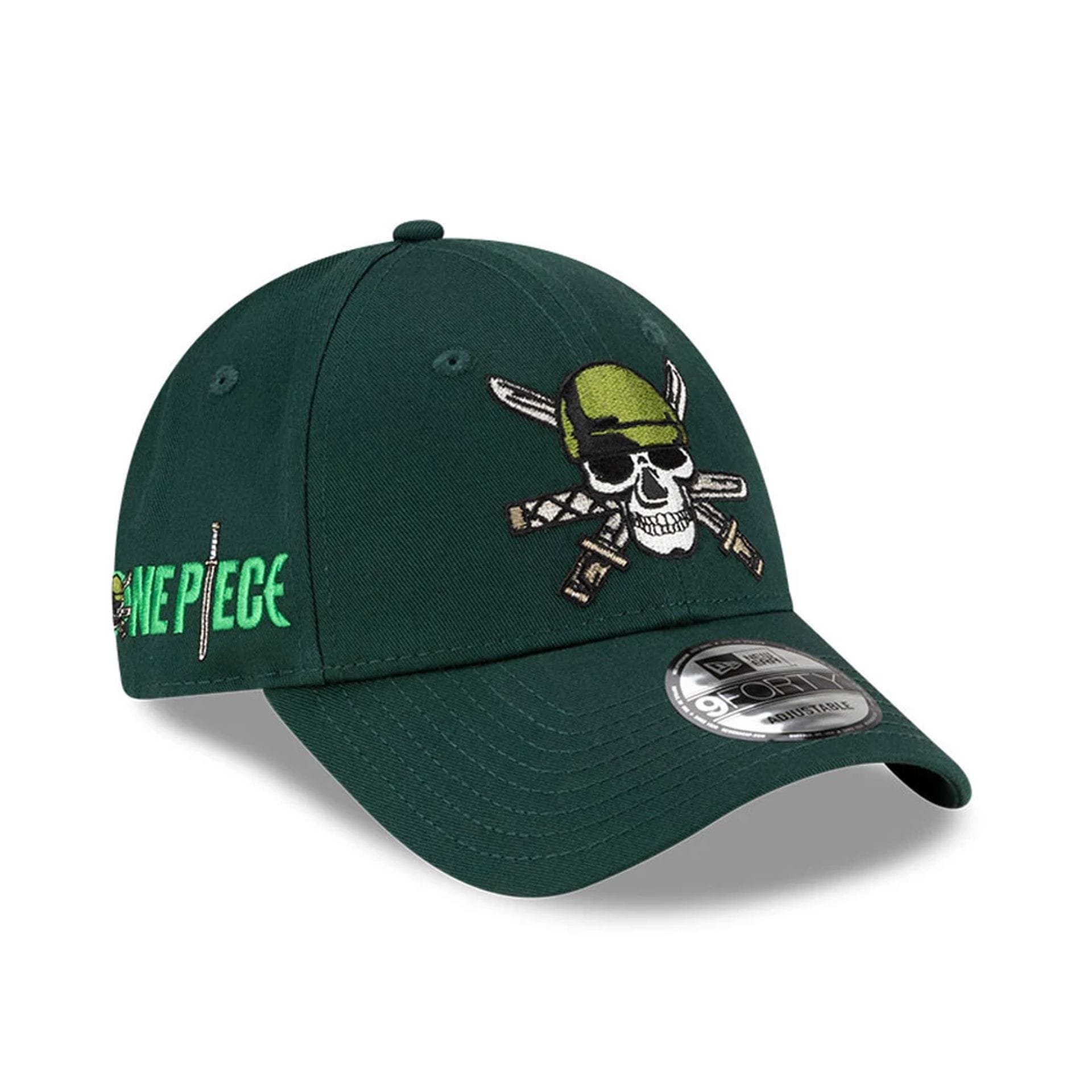 One Piece Roronoa Zoro Dark Green 9FORTY Adjustable Cap 1