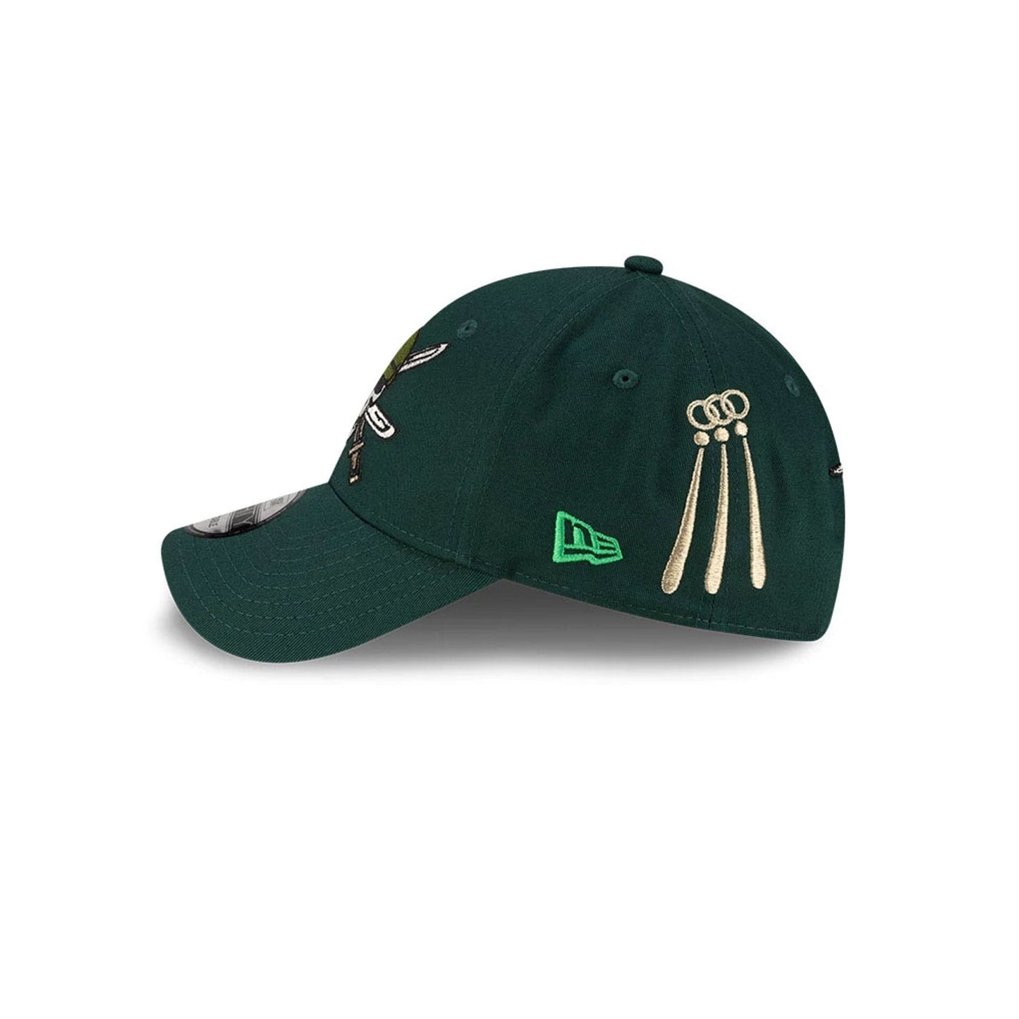 One Piece Roronoa Zoro Dark Green 9FORTY Adjustable Cap 5