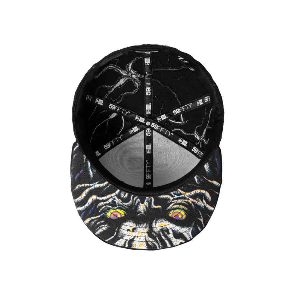 Stranger Things All Over Print Black 59FIFTY Fitted Cap 7
