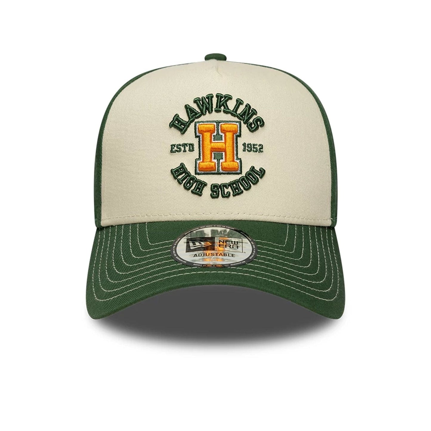 Stranger Things Hawkins High Dark Green 9FORTY A-Frame Adjustable Cap 3