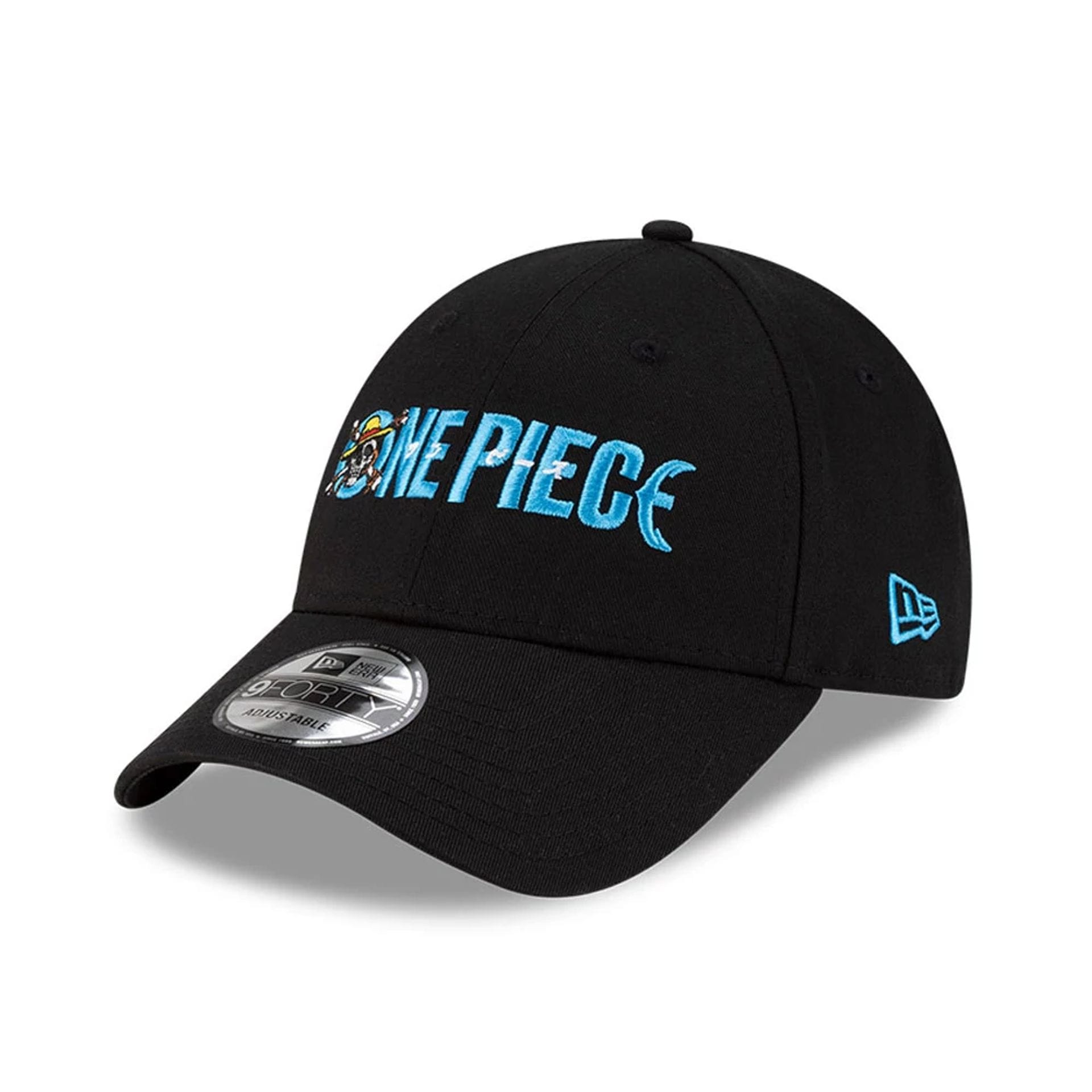 Pictured is this One Piece Straw Hat Pirates 9FORTY cap in black. 1