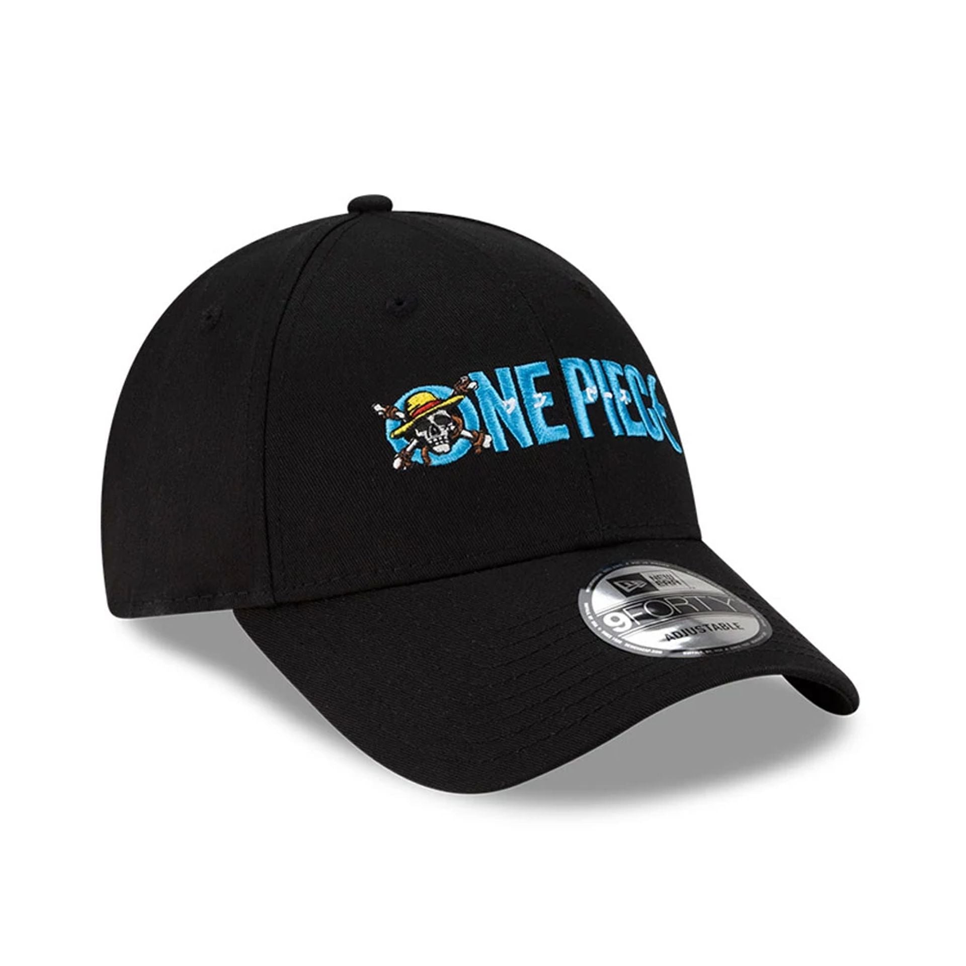 Pictured is this One Piece Straw Hat Pirates 9FORTY cap in black. 3
