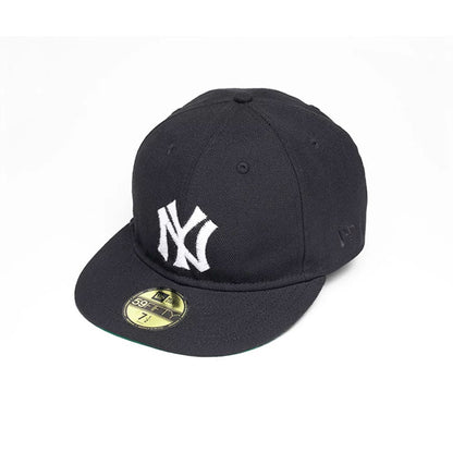 Pictured is this MLB Soft Black New York Yankees 59FIFTY Fitted cap in black. 1