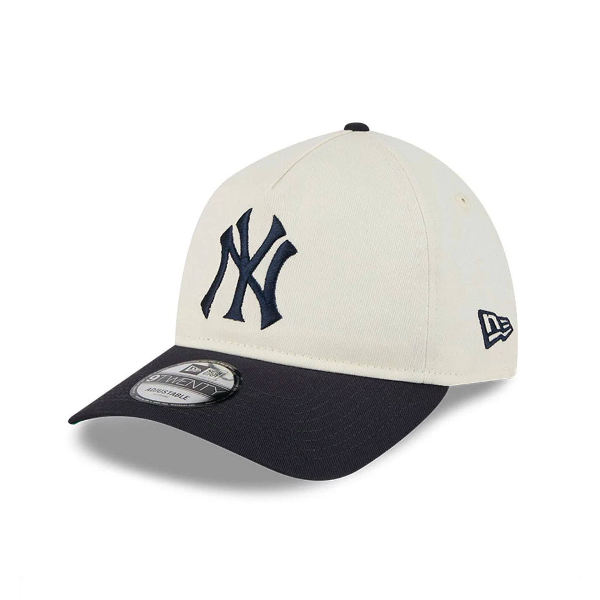Pictured is this MLB Chrome New York Yankees 9TWENTY A-Frame cap in white. 4