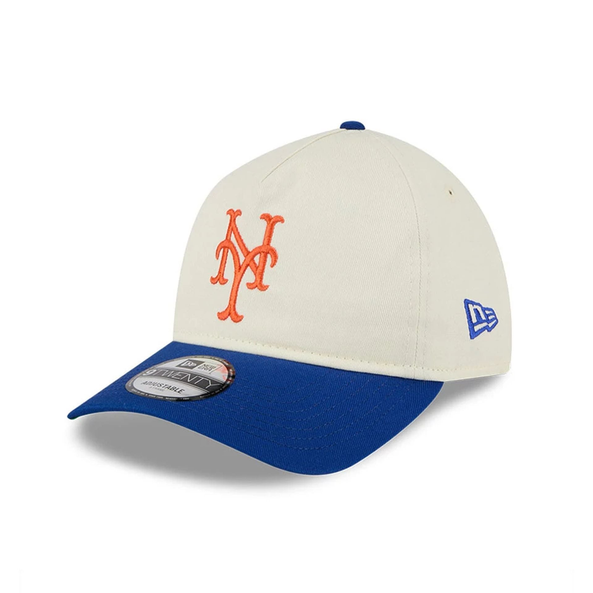 Pictured is this MLB Chrome New York Mets 9TWENTY A-Frame cap in white. 4
