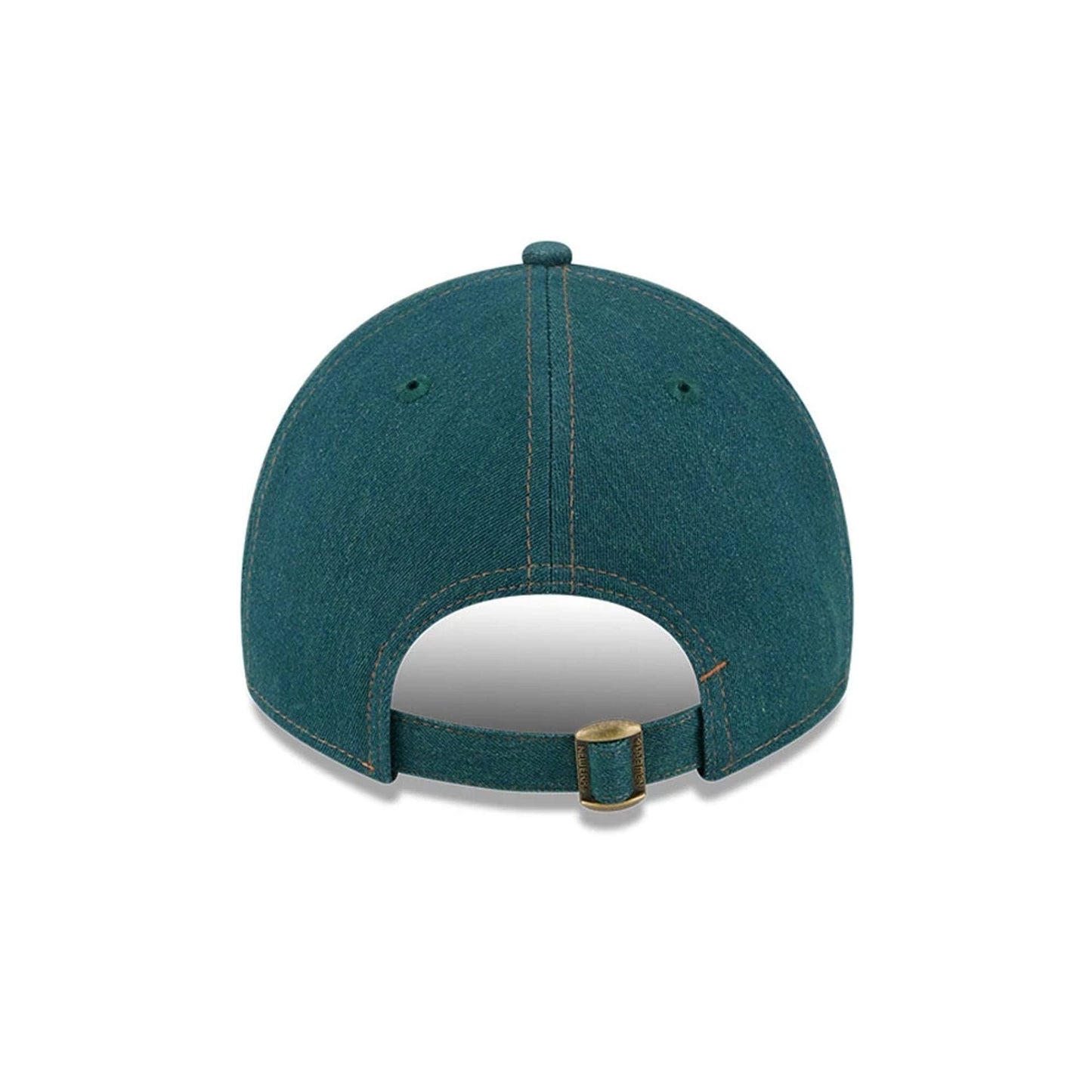 Pictured is this MLB Forest Denim New York Mets 9TWENTY A-Frame Adjustable cap in green. 6