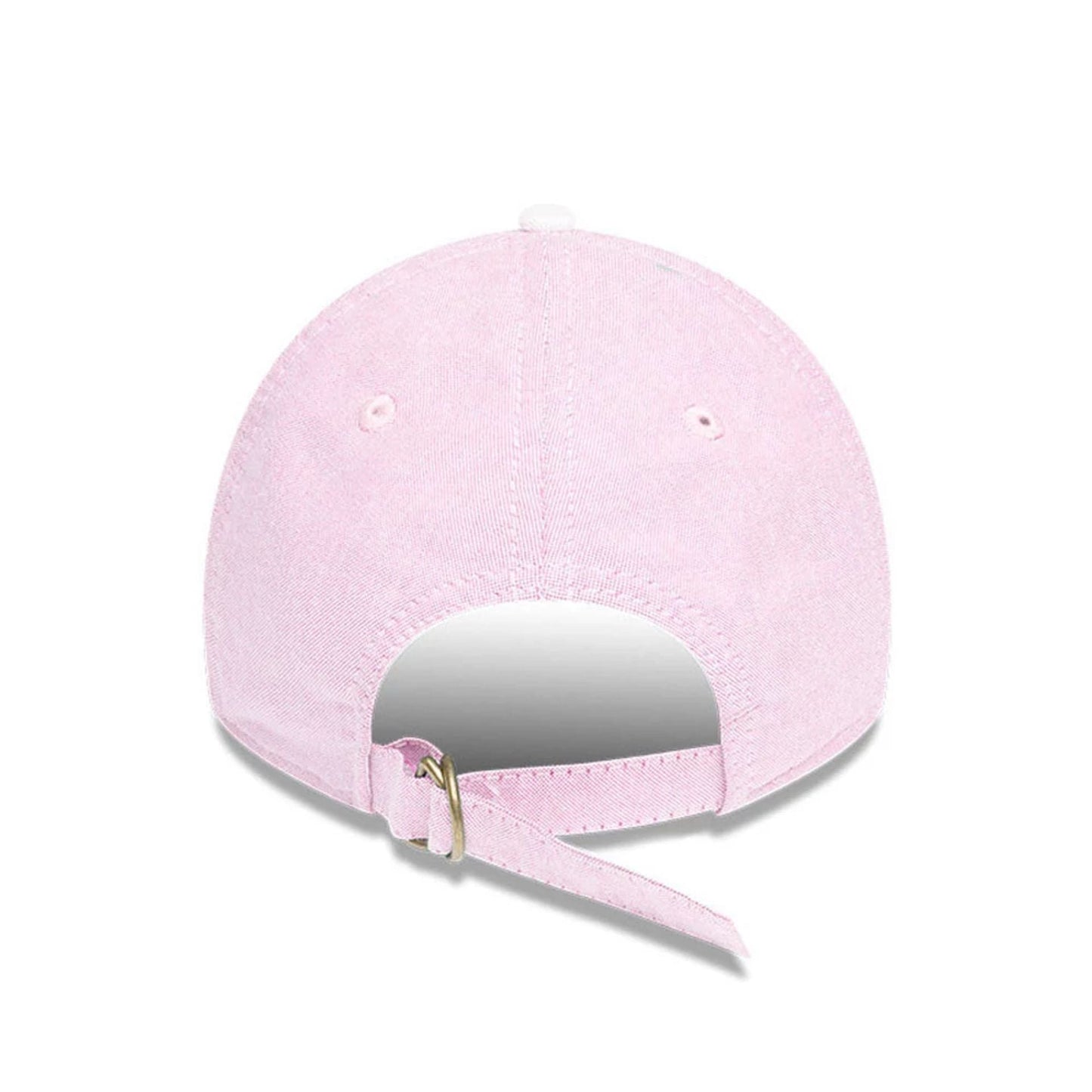 Pictured is this MLB Oxford New York Yankees 9TWENTY Long Visor cap in Pastel Pink. 4