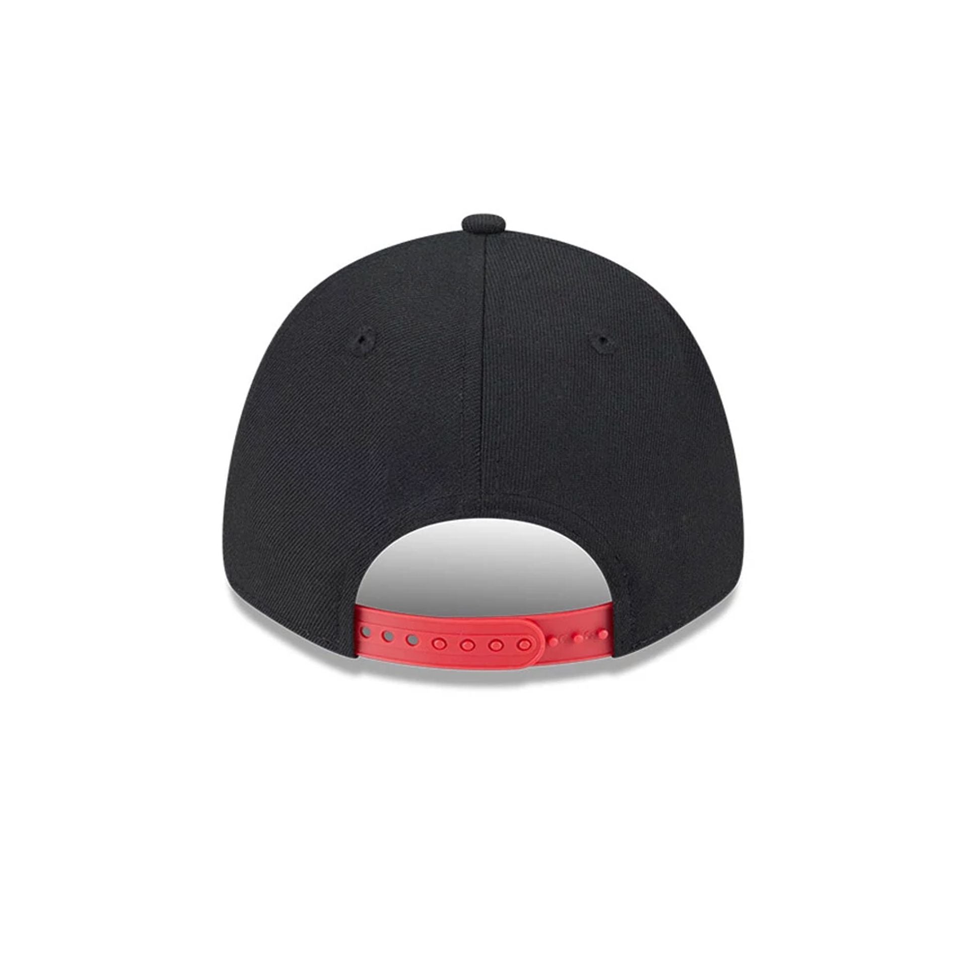 Pictured is this MLB Neon Boston Red Sox 9FORTY Adjustable cap in black. 7