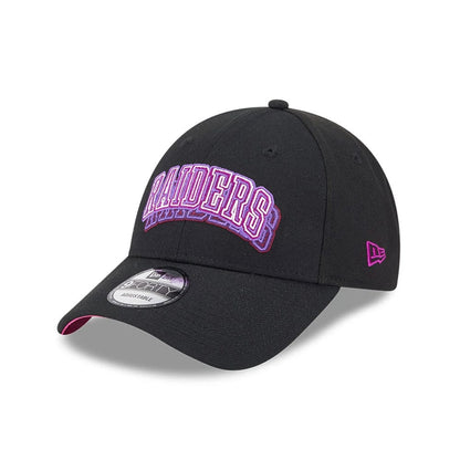 Pictured is this NFL Neon Las Vegas Raiders 9FORTY Adjustable cap in black. 4