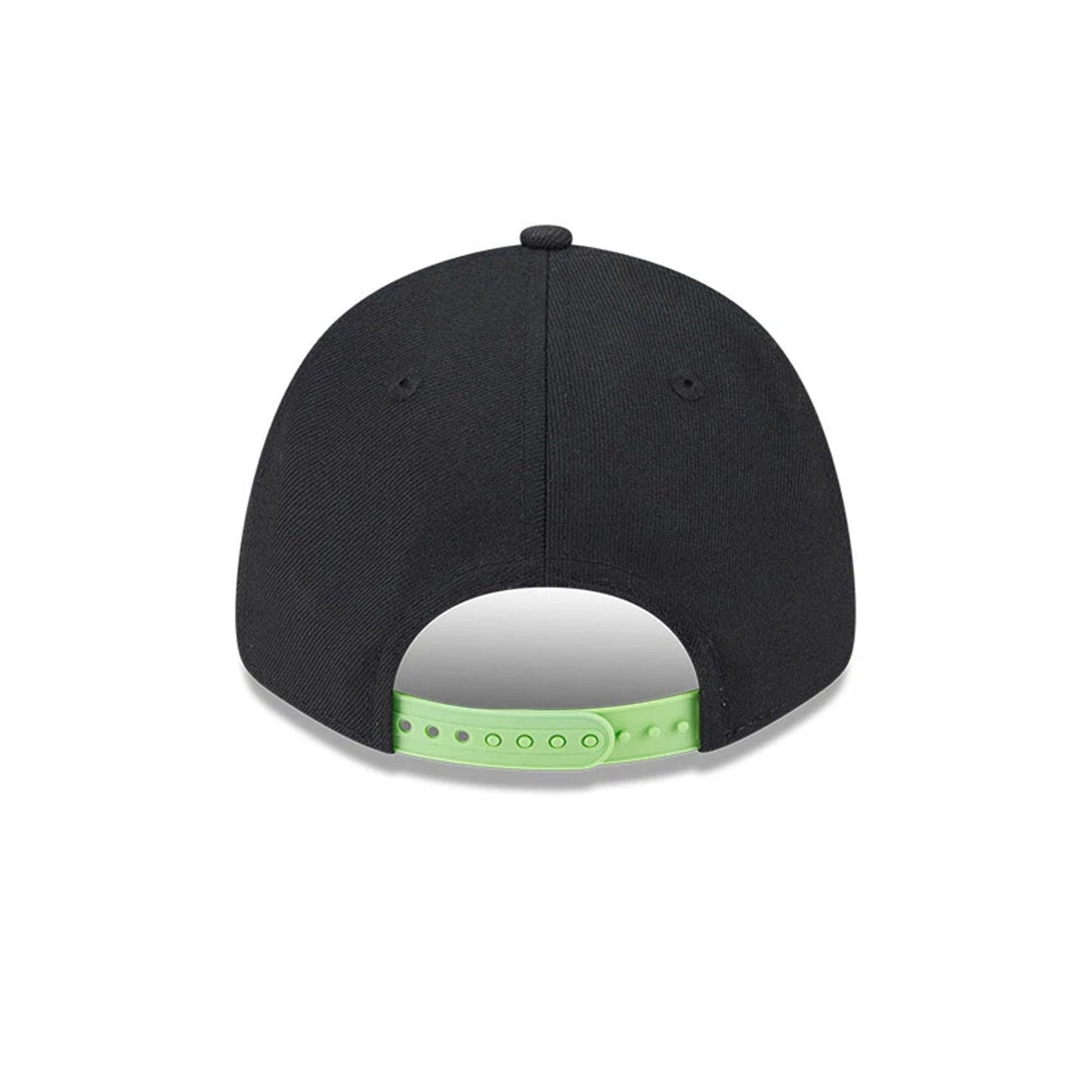 Pictured is this NBA Neon Chicago Bulls 9FORTY Adjustable cap in black. 7