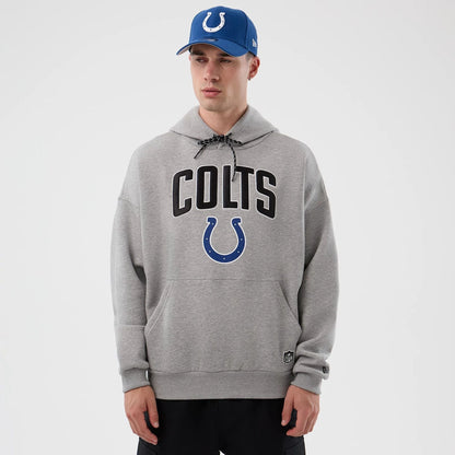 The Male model is wearing Indianapolis Colts NFL International Series Games Grey Pullover Hoodie  1