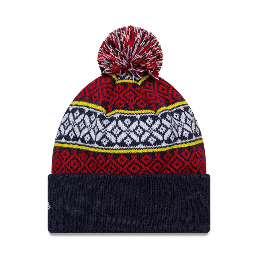 This is a Red Bull Racing Xmas Dark Blue Cuff knit Beanie Hat 2