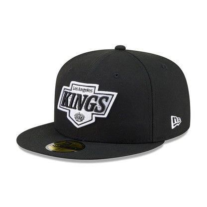 Pictured is this NHL Evergreen LA Kings 59FIFTY Fitted cap in black. 4