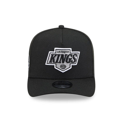 Pictured is this NHL Evergreen LA Kings 9FIFTY A-Frame Snapback cap in black. 3