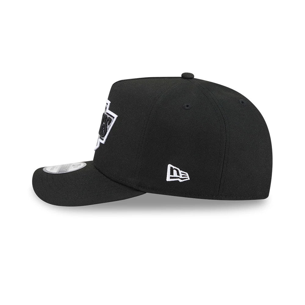 Pictured is this NHL Evergreen LA Kings 9FIFTY A-Frame Snapback cap in black. 6