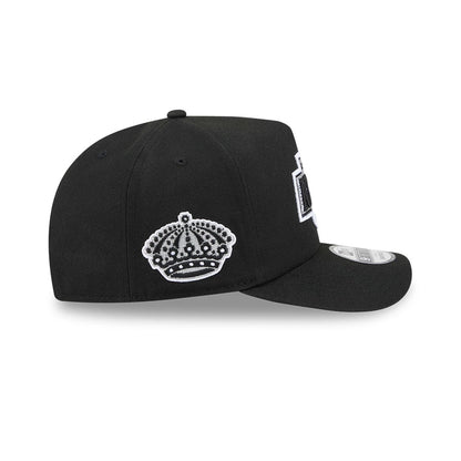 Pictured is this NHL Evergreen LA Kings 9FIFTY A-Frame Snapback cap in black. 5
