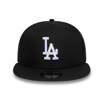Pictured is this MLB Evergreen LA Dodgers 9FIFTY Trucker cap in black. 3