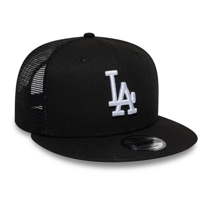 Pictured is this MLB Evergreen LA Dodgers 9FIFTY Trucker cap in black. 4