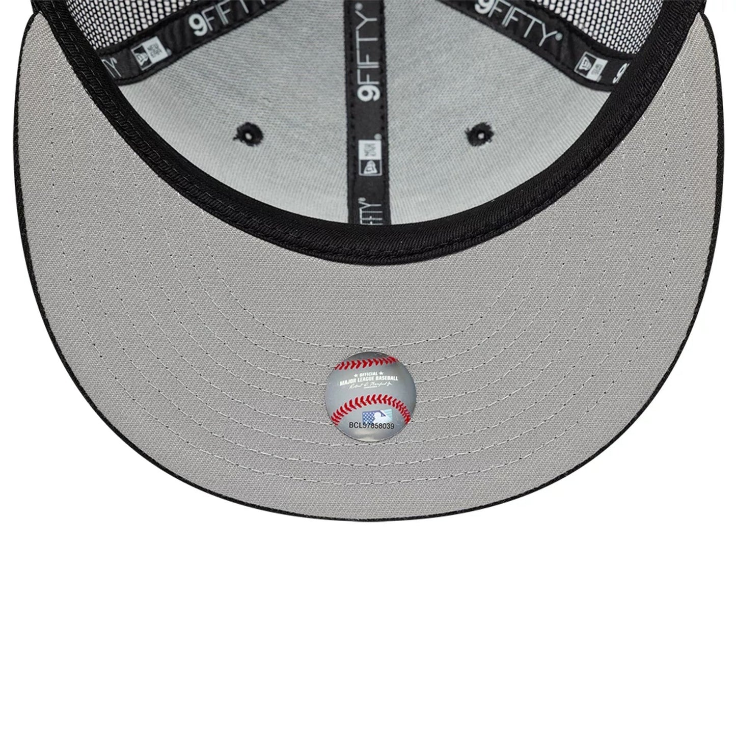 Pictured is this MLB Evergreen LA Dodgers 9FIFTY Trucker cap in black. 2