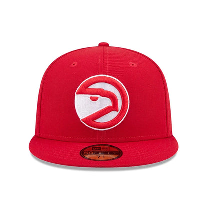 Pictured is this NBA Hardwood Classic Atlanta Hawks 59FIFTY Fitted cap in red. 3