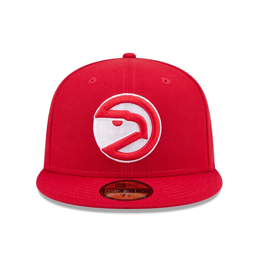 Pictured is this NBA Hardwood Classic Atlanta Hawks 59FIFTY Fitted cap in red. 3